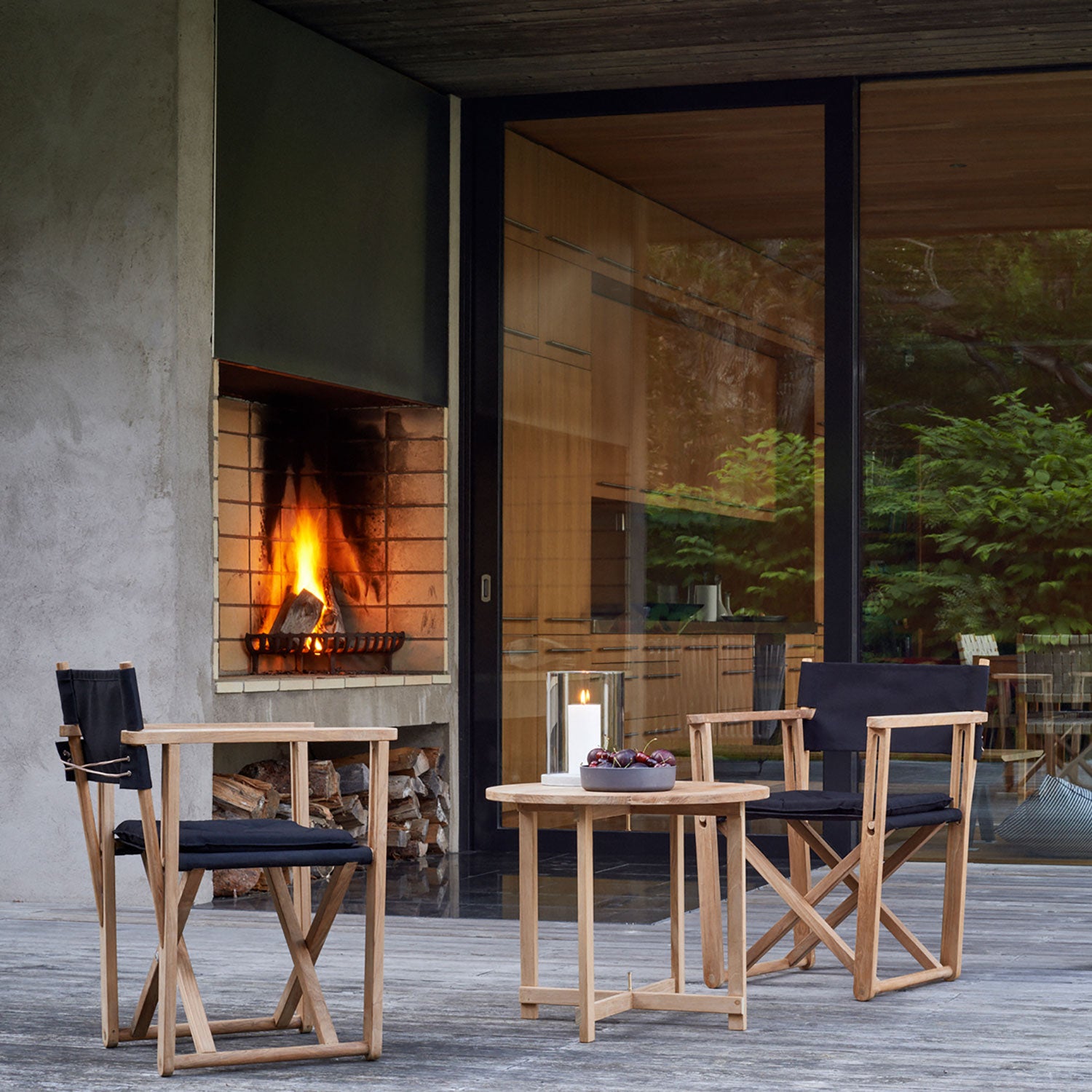 Kryss Matstol Green Leaf