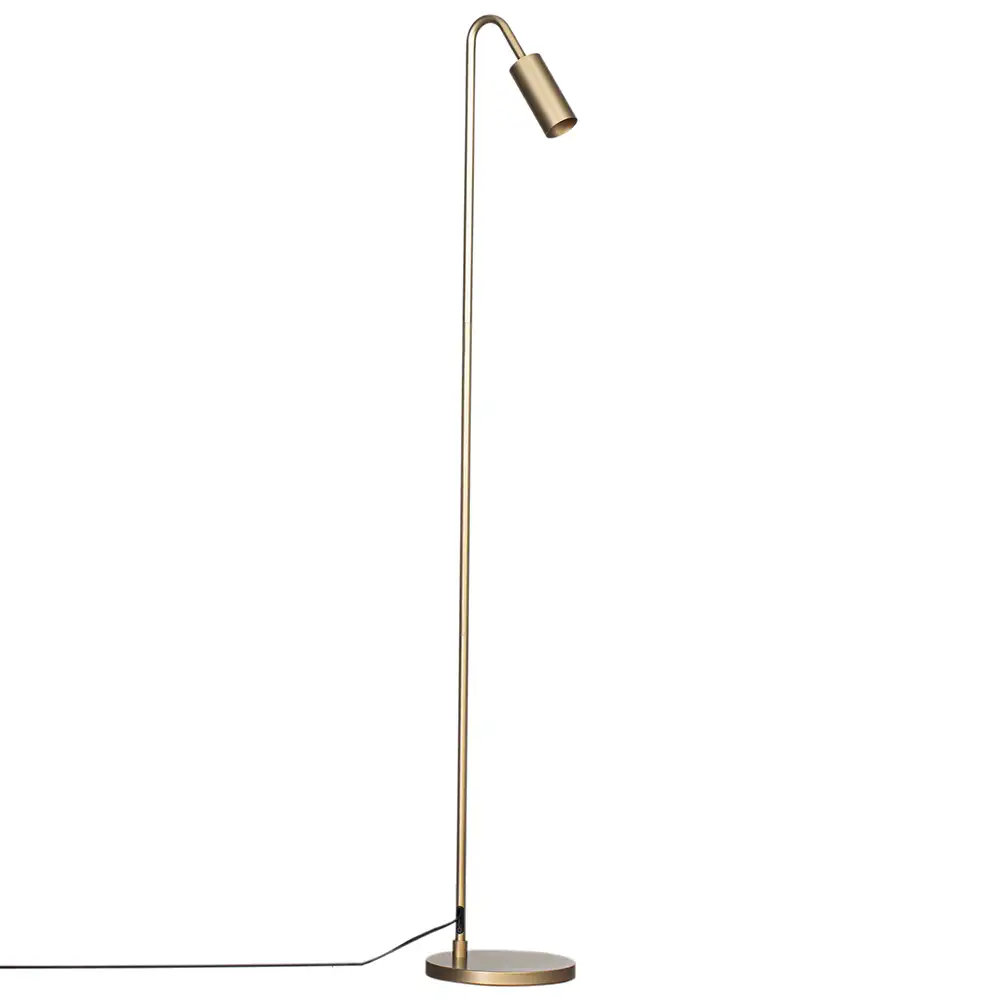 Curve Golvlampa Matt guld