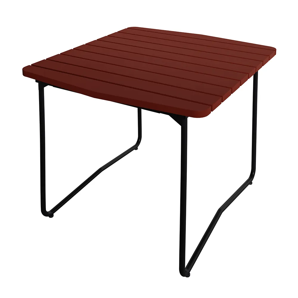 B31 bord 84 cm Mörkröd / Svart