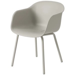 Fiber Outdoor Karmstol Grey 