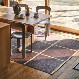 Vävd Matta Criss Burgundy 180x260 cm