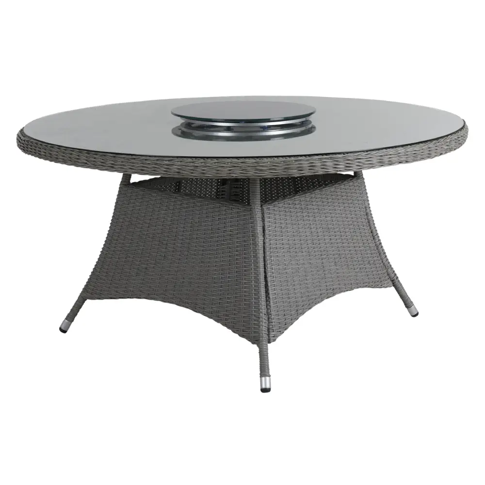 Elara snurrbricka 50 cm grå alu/glas 