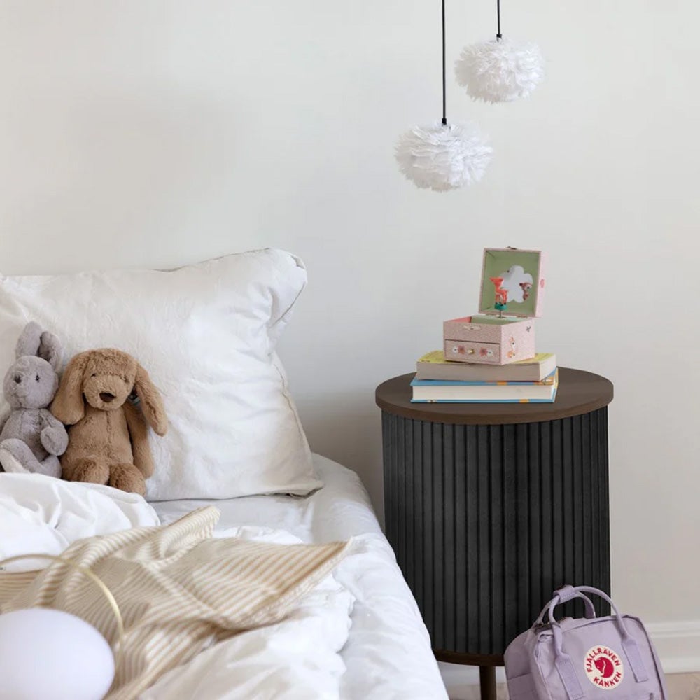 Audacious Sidobord Mörk Ek/Charcoal