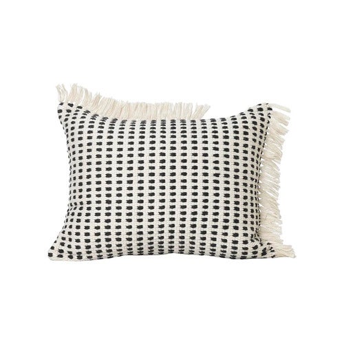 Way Cushion Rect. - Off-White/Blue