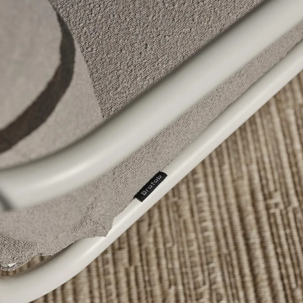 Bendt Fåtölj Teddy Beige/Pearl White