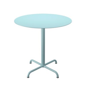 PICO Cafébord  Ø74 cm, 4 ben bas Ice Blue