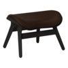 A Conversation Piece Ottoman Fotpall Black Oak/Umage Leather Brown