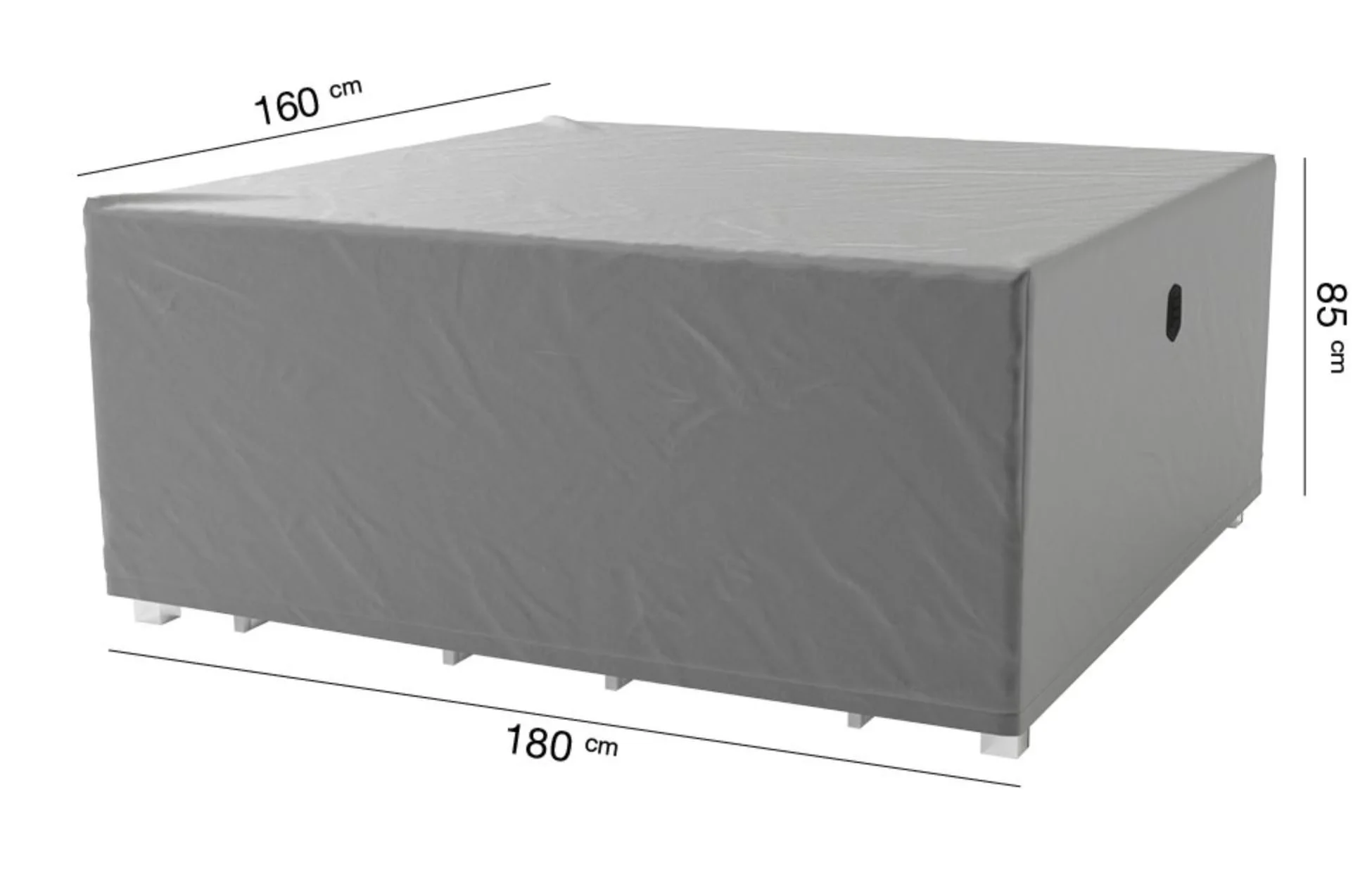 Möbelskydd matgrupp 180x160xH85 Grå