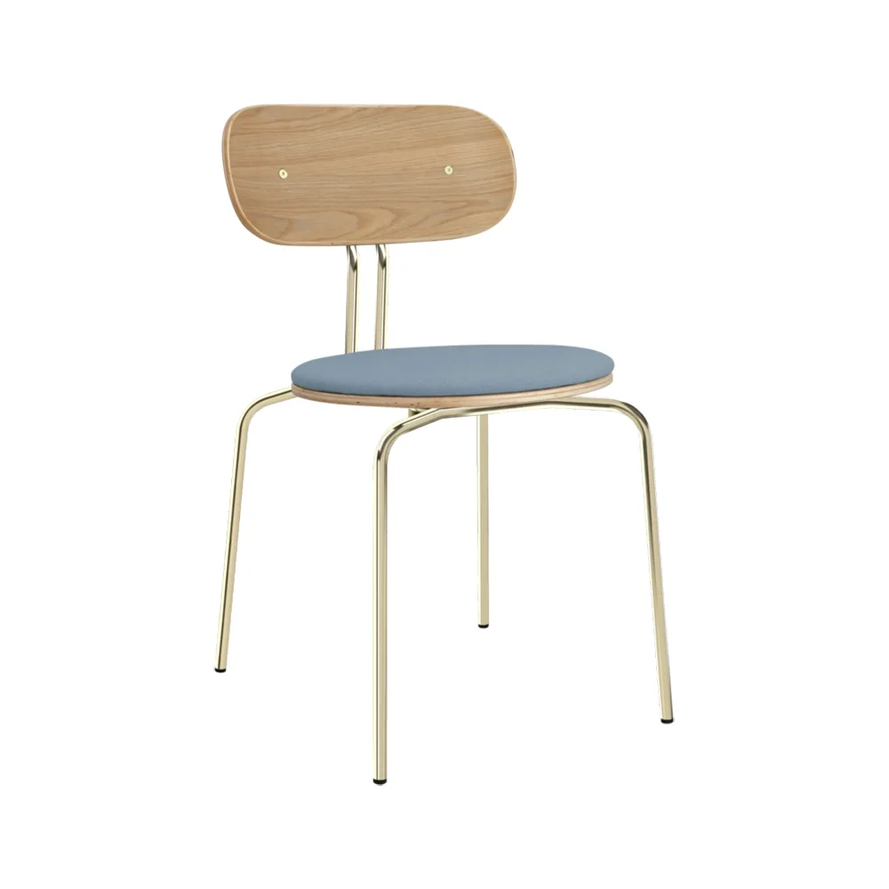 Curious Matstol Ek/Mässing Bright Skies