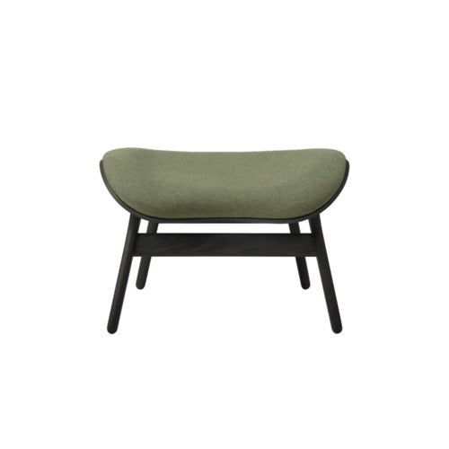A Conversation Piece Ottoman Fotpall Black Oak/Morning Meadows