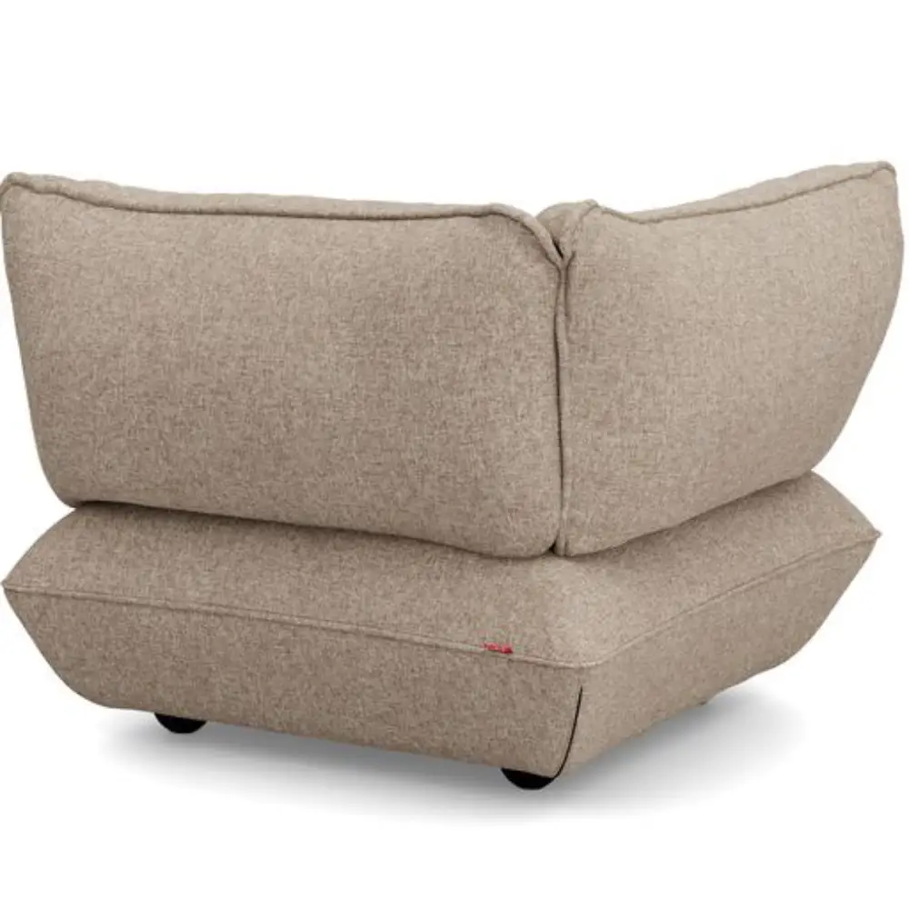 sumo soffa hörndel boucle recycled brown