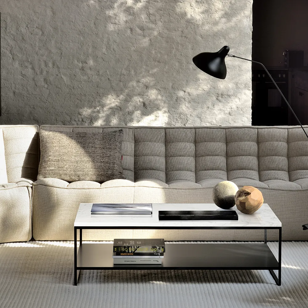 Stone Soffbord White Carrara