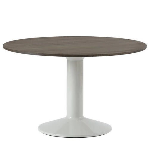 Midst matbord 120 cm - Dark Oiled Oak Grey