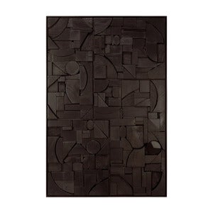 Bricks Väggdekor 90x60 cm Svart