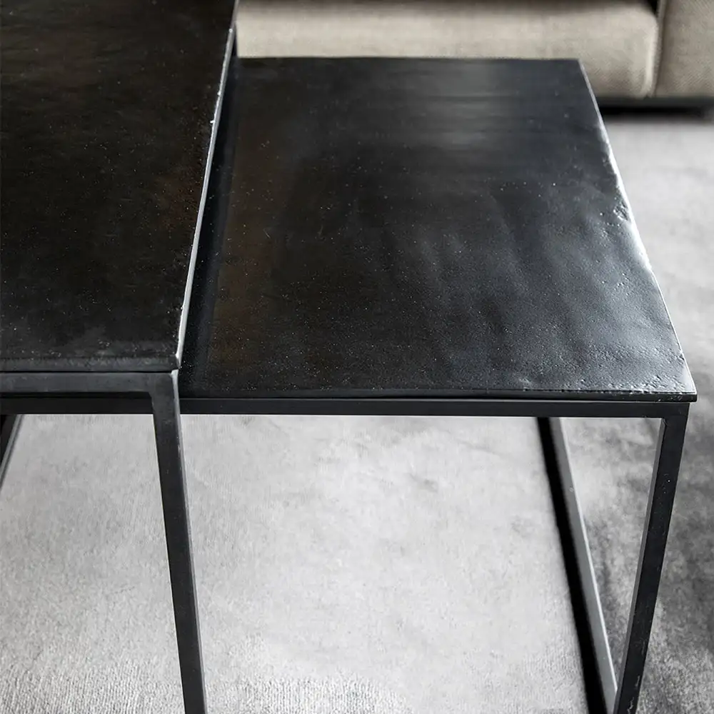 Mille Soffbord 3-Set Svart