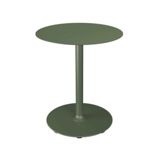 PICO Cafébord Ø64 cm, rund bas Olive green