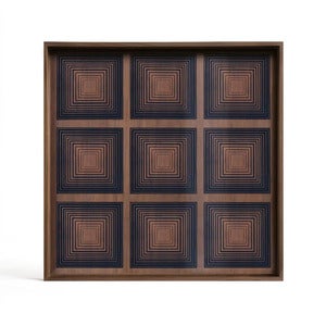 Squares bricka 51x51 cm ink