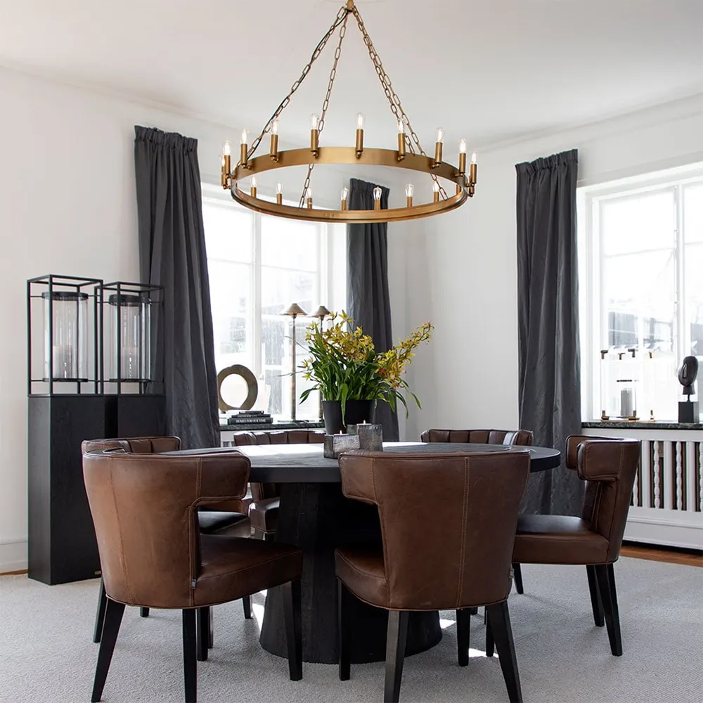 Taklampa Crown 105 Cm old brass