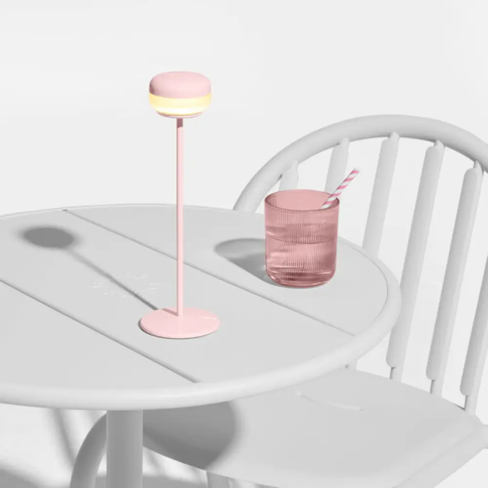 Cheerio Portabel lampa soft pink