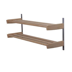 Meja Skohylla 90 cm 2 hyllplan Vitoljad Ek