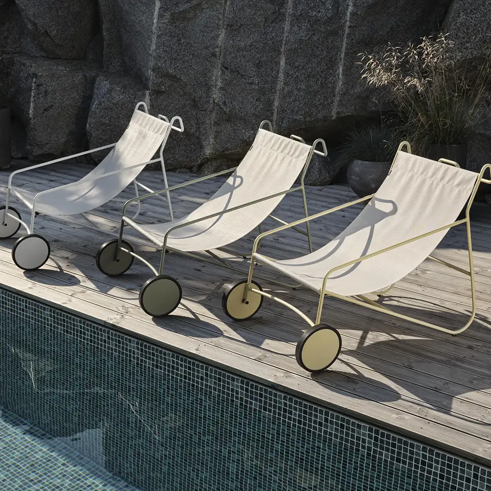 Poul fåtölj dusty green 