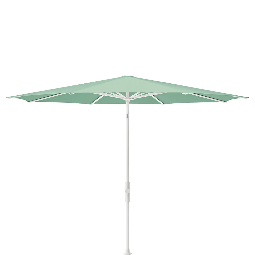 Glatz Twist 300 cm parasoll matt white Kat.5 581 Jade