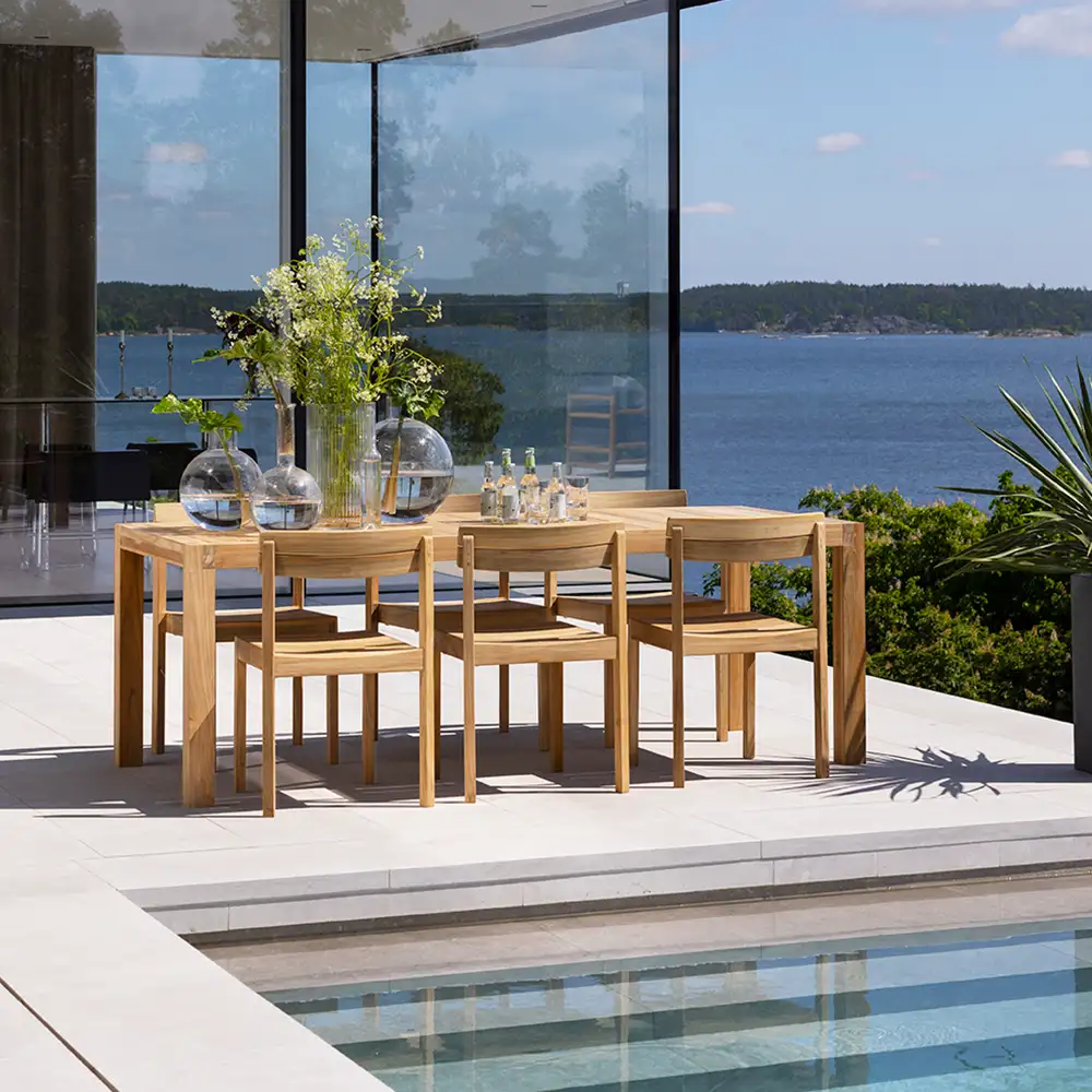 Laknäs Matstol teak