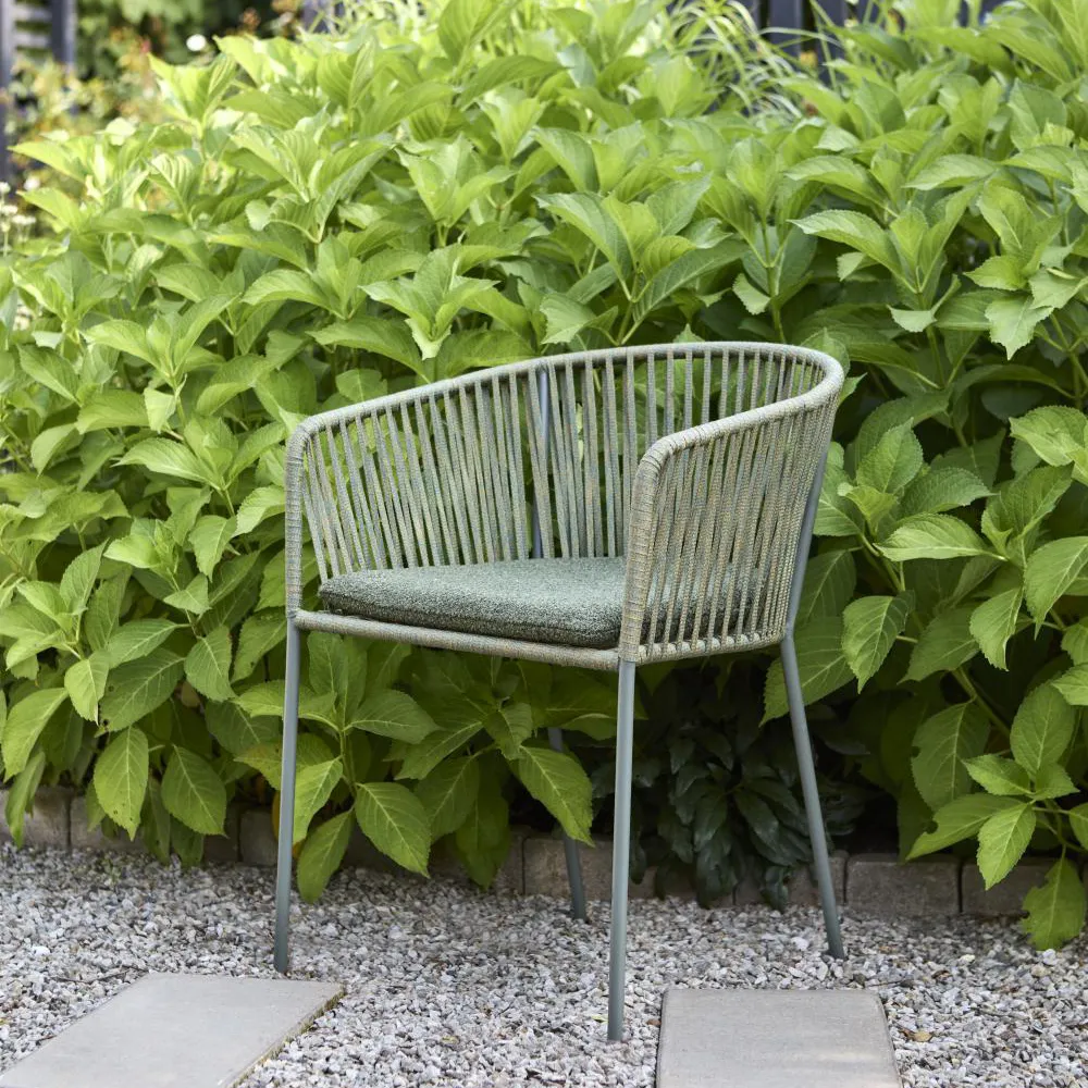 PIATTO Stol m armstöd - Raw Avocado/Nordic Green