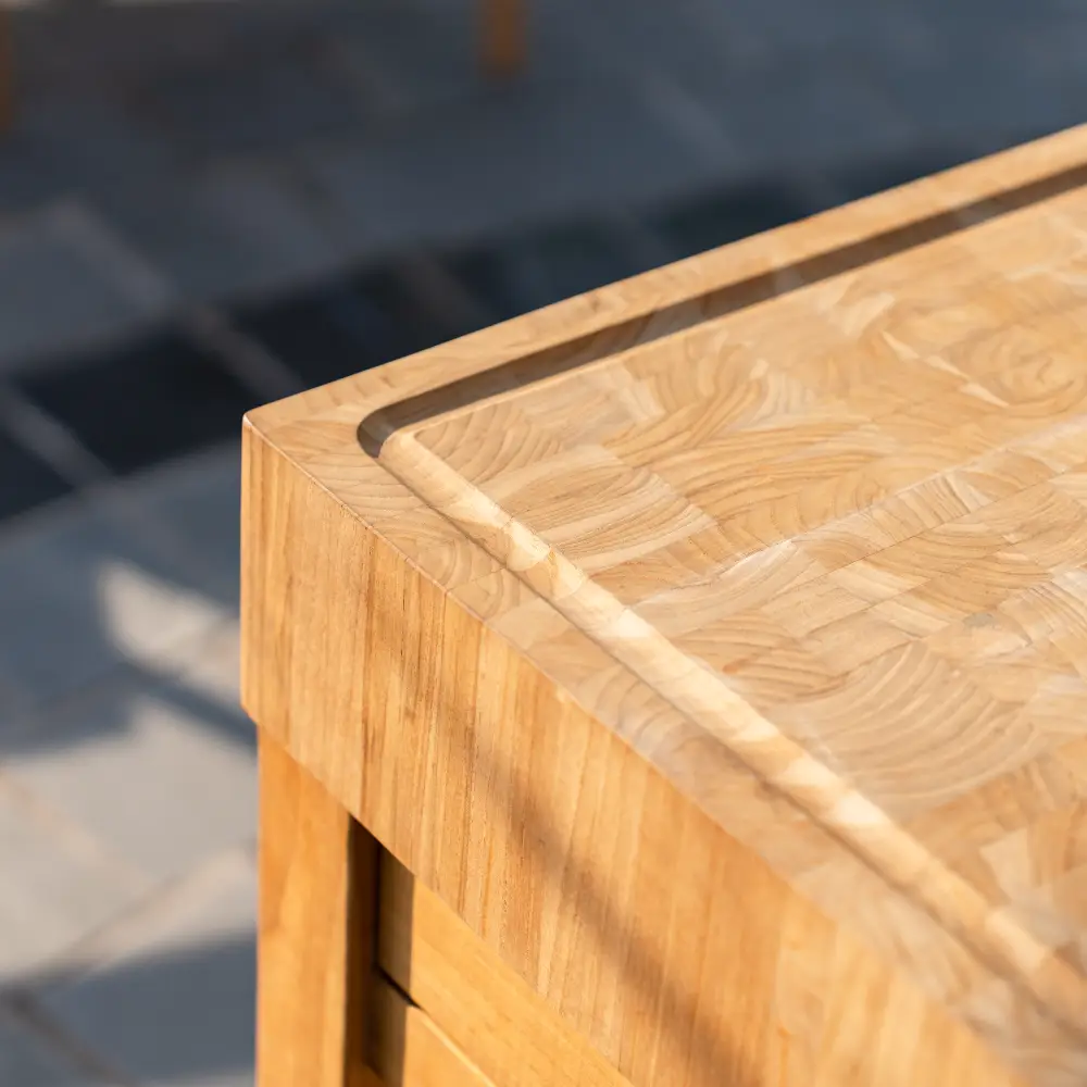 Ageröd huggblock inkl regnskydd