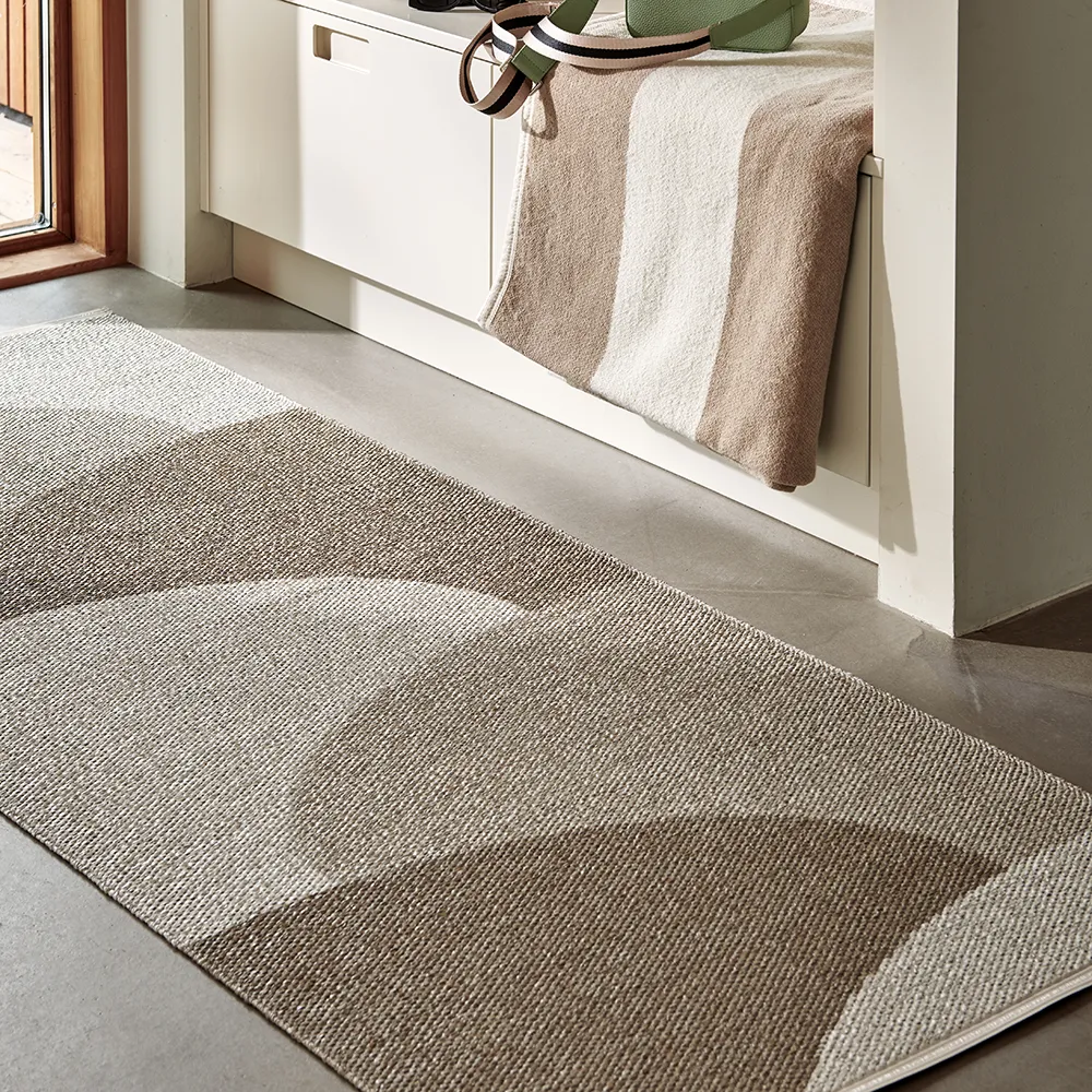 Hill matta Dark Linen/Linen/Fossil Grey 70 x 270cm