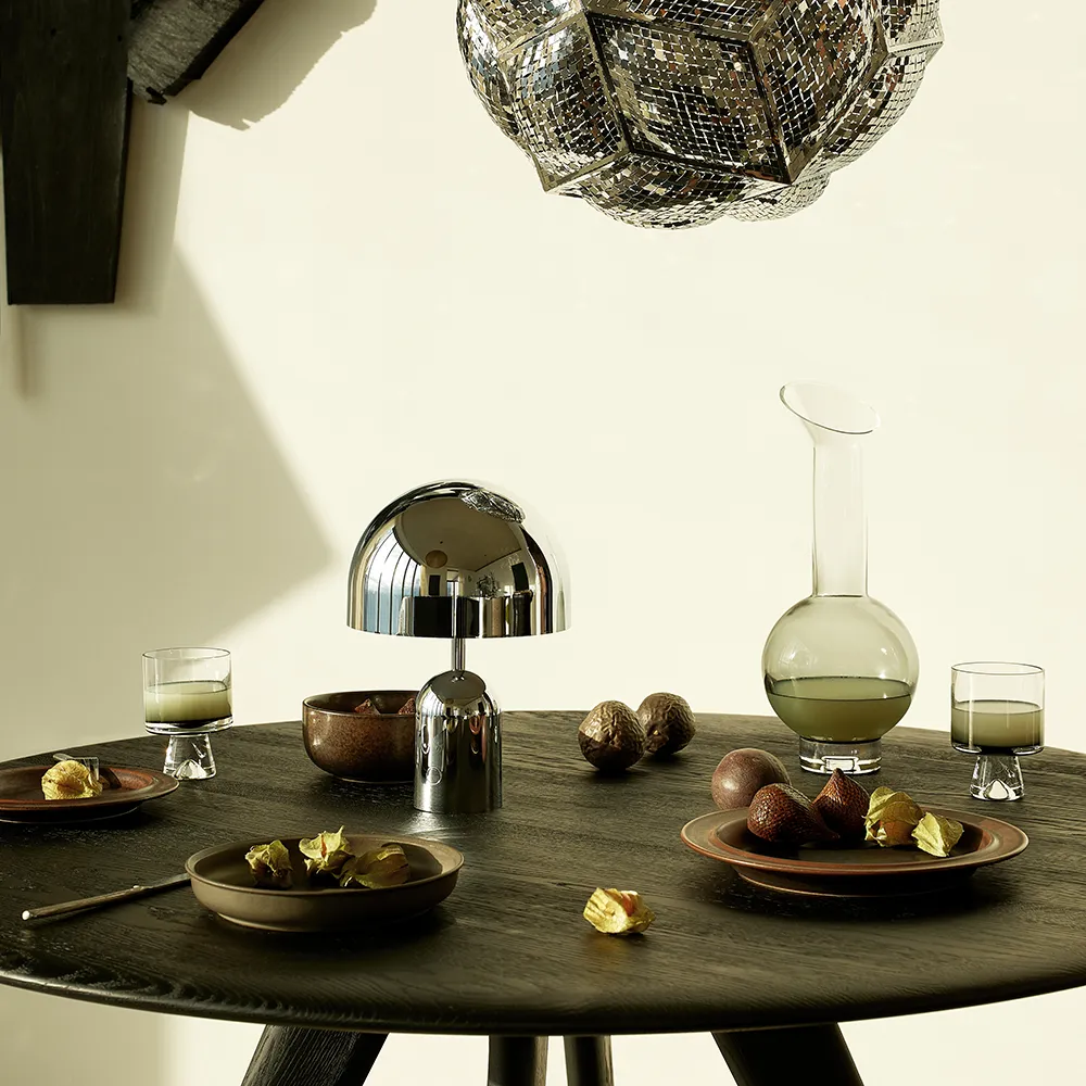 Bell Portabel lampa Silver LED