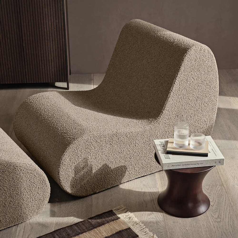 Rouli Fåtölj Bouclé Sand