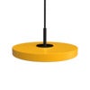 Asteria Micro Taklampa Ø15 cm Saffron Yellow/svart