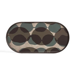 Connected Dots bricka oval M