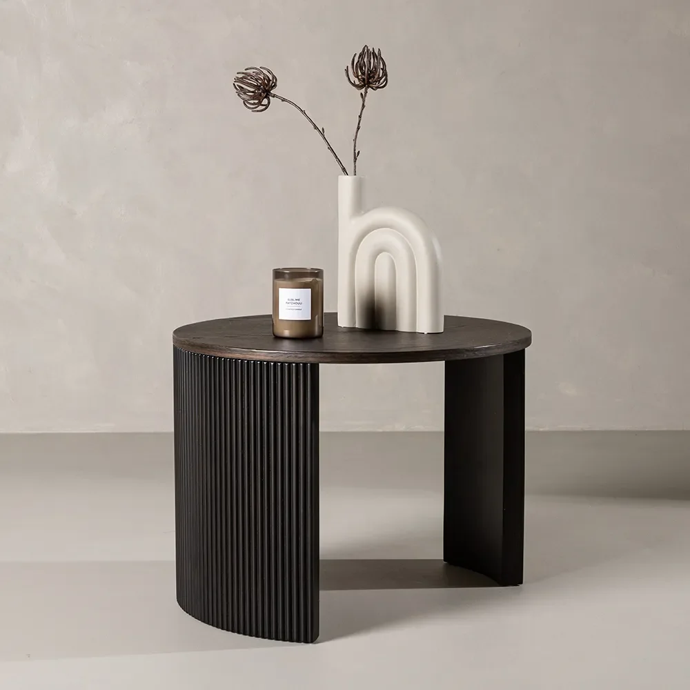 Bristol soffbord Ø60 cm Mocca 