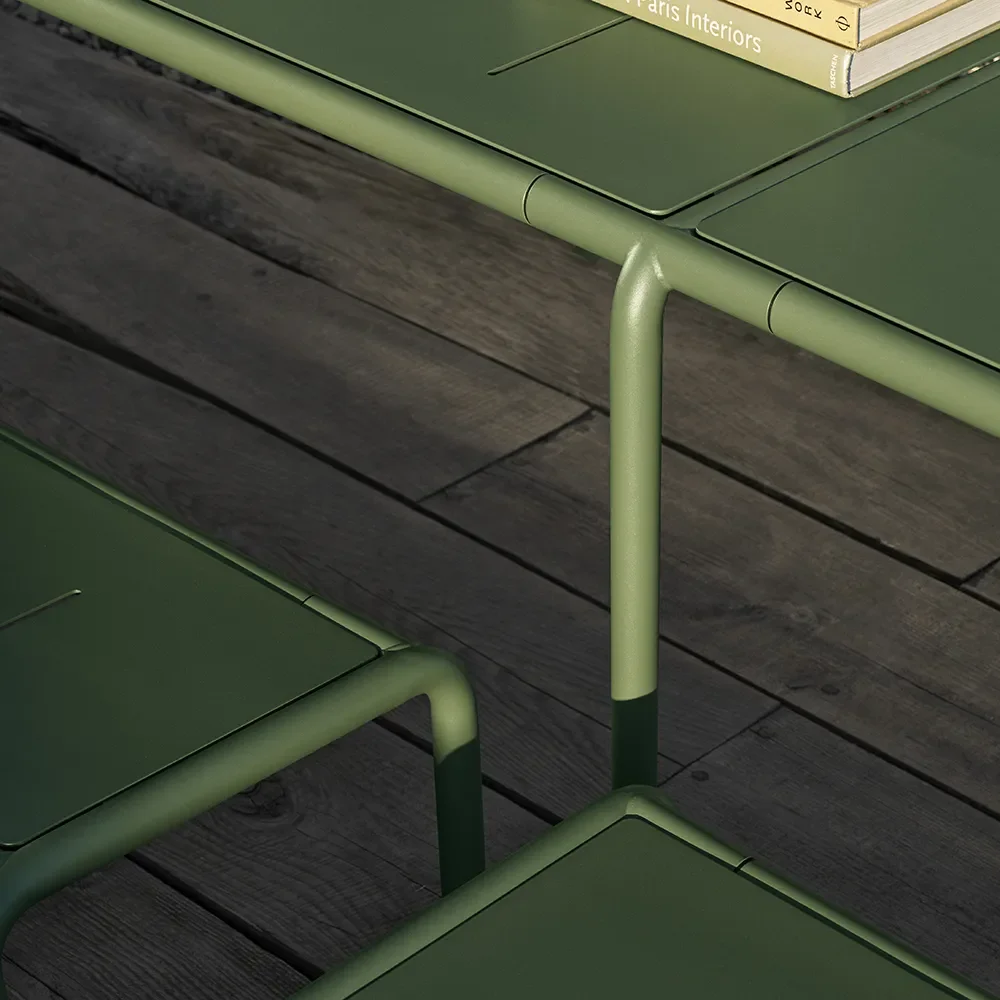 AVANTI bänk large-olivgrön