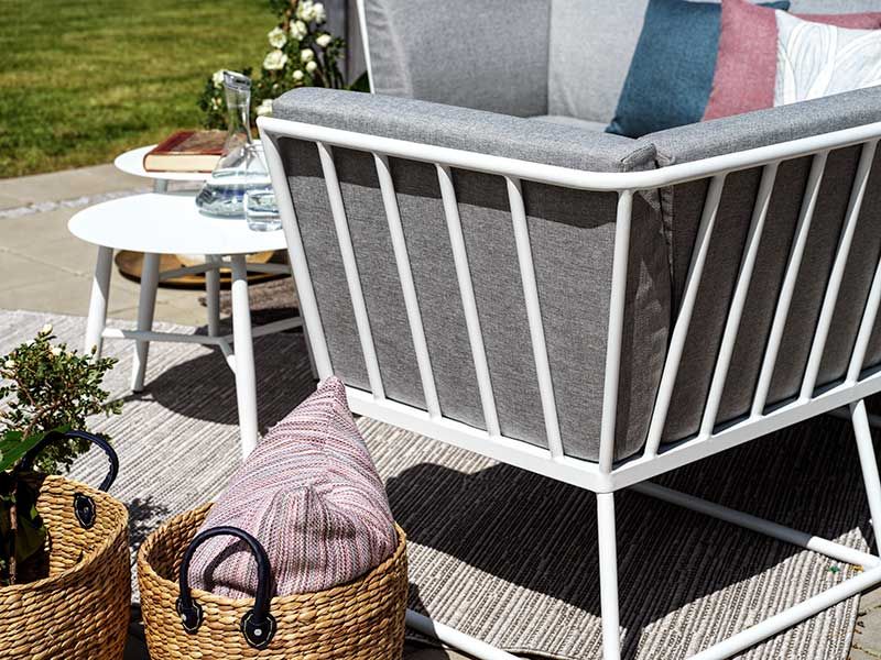 Vannes soffbord 45  cm antracit 