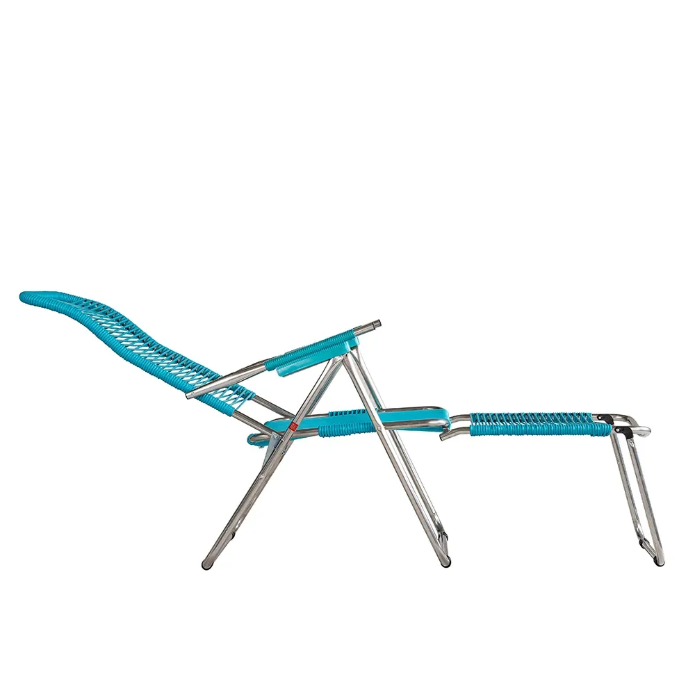 Spaghetti solstol matt turquoise aluminium