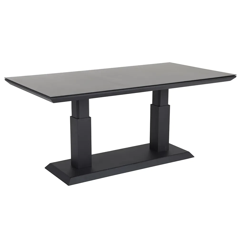 Heis Soffbord höj- och sänkbart 79x150 cm svart