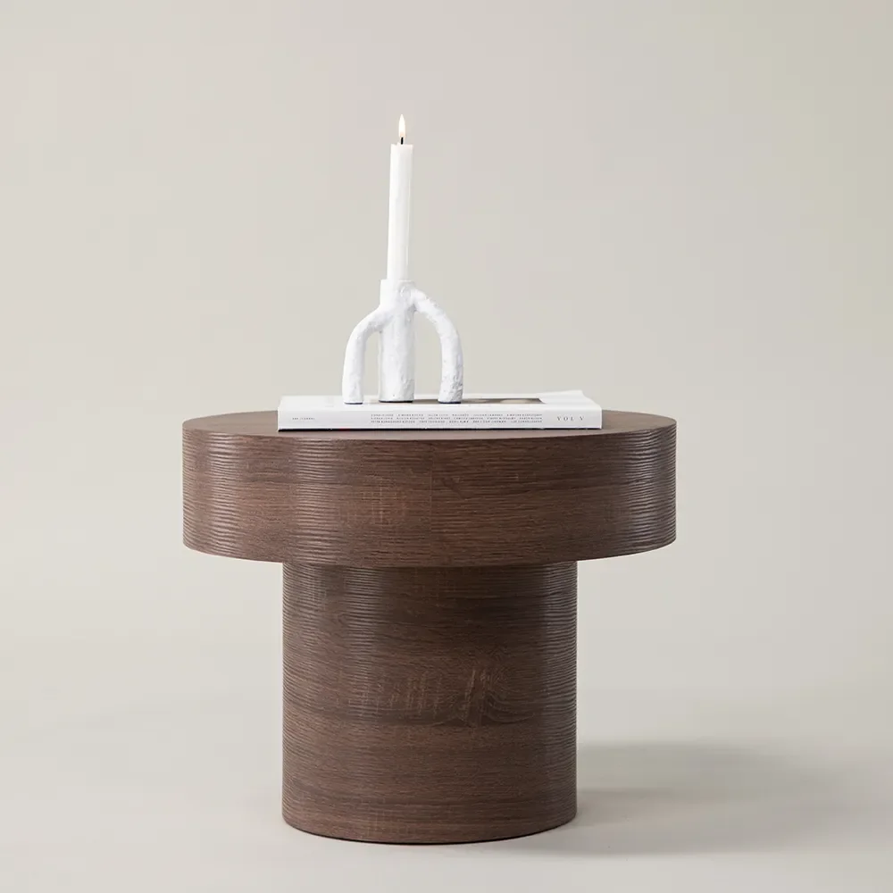 Malung Sidobord Ø50 cm Brun