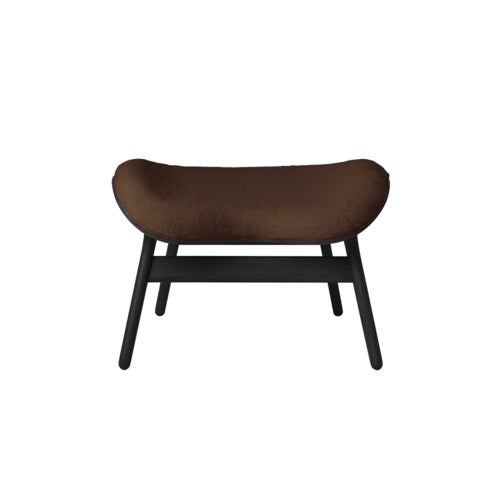 A Conversation Piece Ottoman Fotpall Black Oak/Teddy Brown
