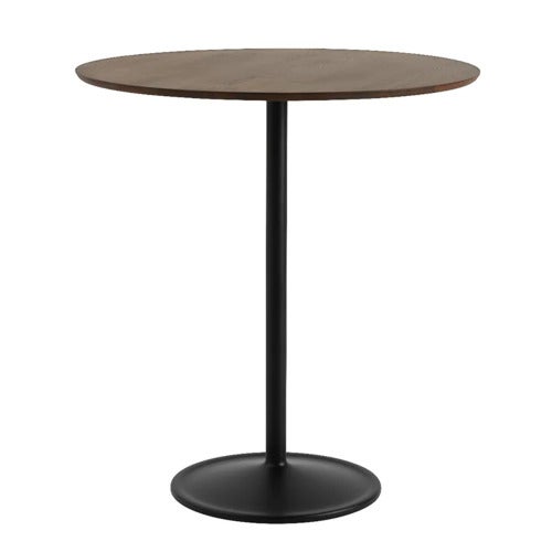 Soft barbord 95 cm - Dark Oiled Oak Black