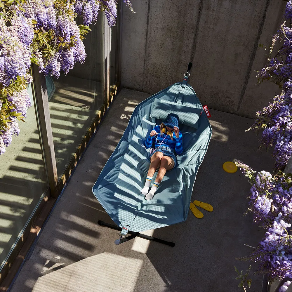 Headdemock superb pacific blue incl. kudde & ställning black 