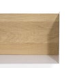 U shelf 55x20 cm ek/vit metall