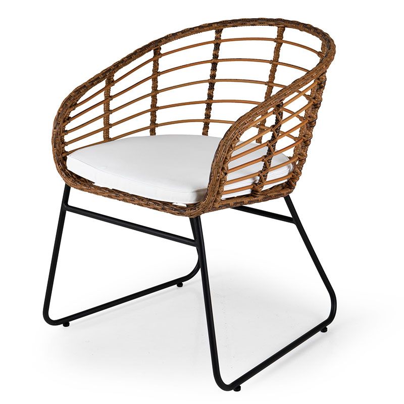 Covelo matstol natur/vit