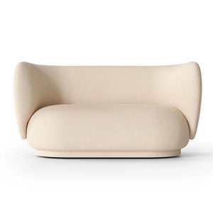 Rico 2-sits soffa Brushed - Off-White