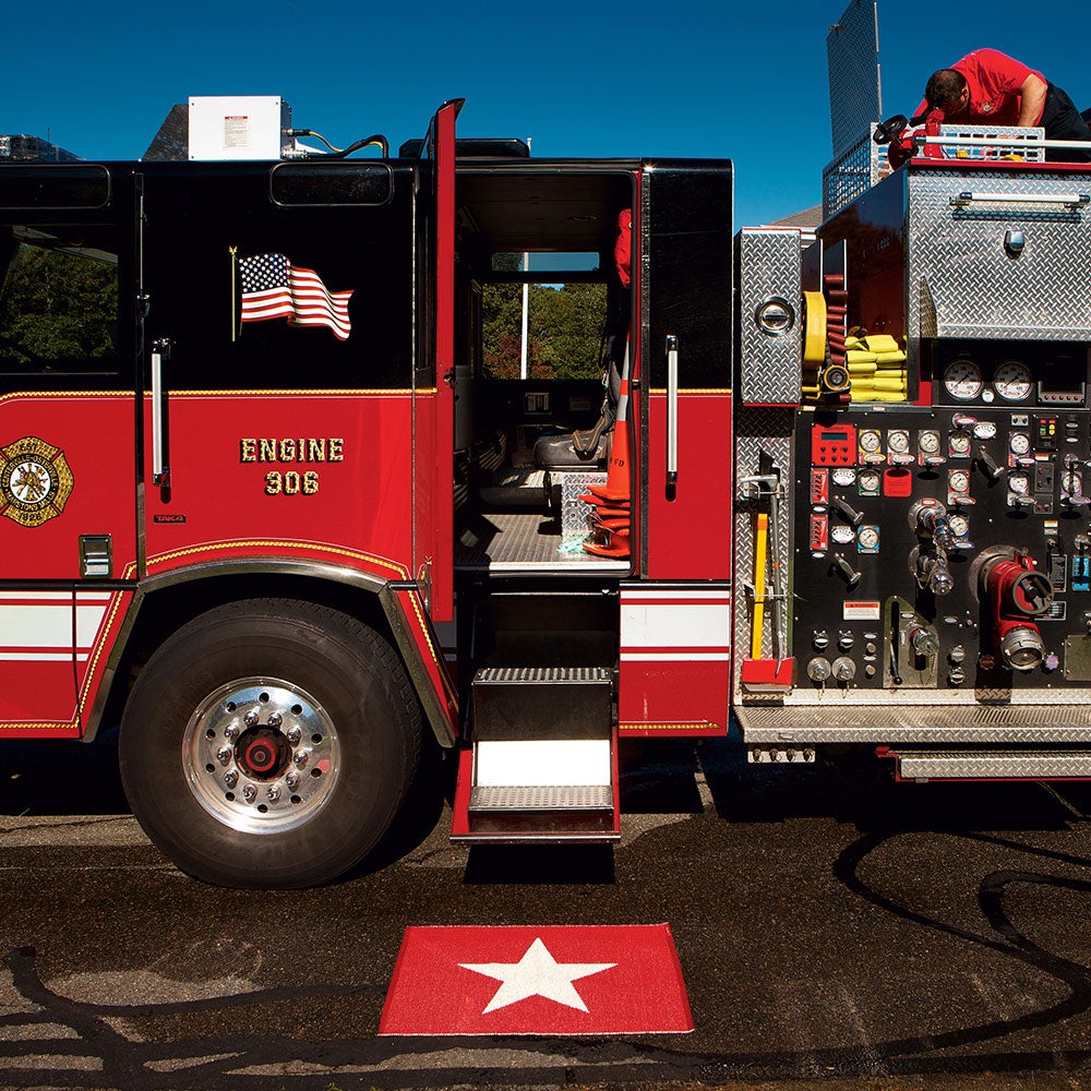 Viggo matta 70x250 cm one red / vanilla 