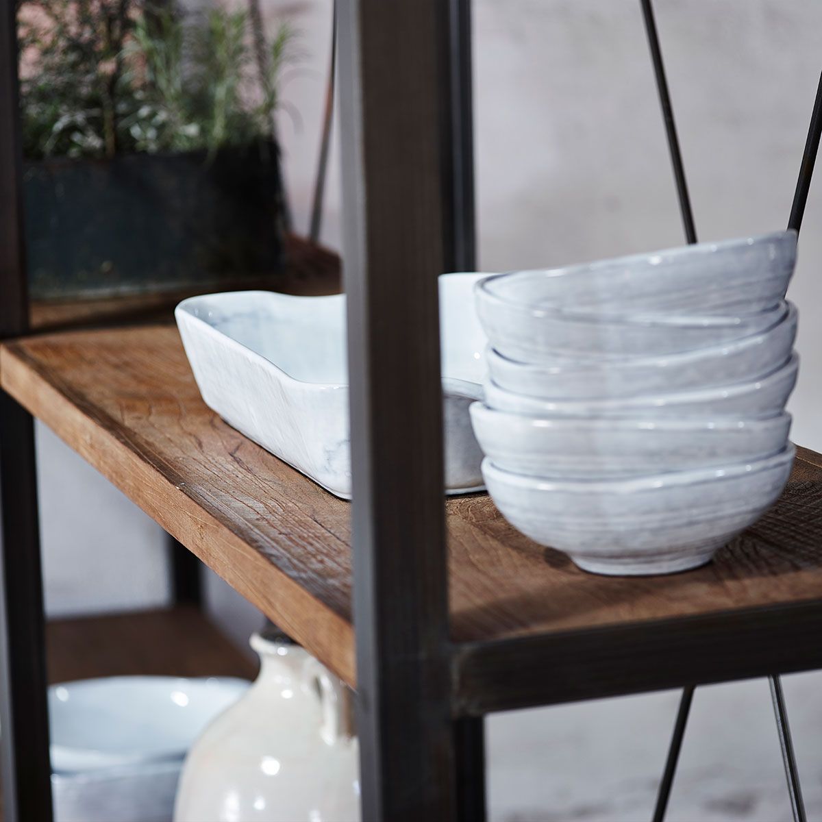 Shelly Bokhylla Teak 