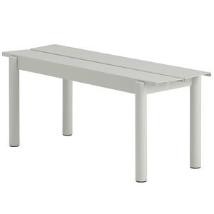 Linear Steel Bänk 110x34 cm Grey 