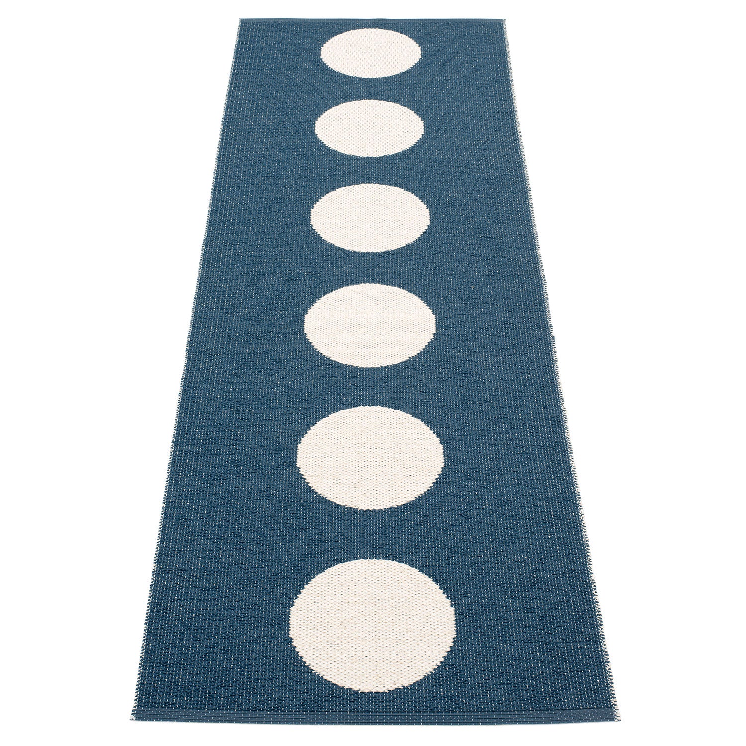 Vera matta 70x225 cm ocean blue / vanilla 